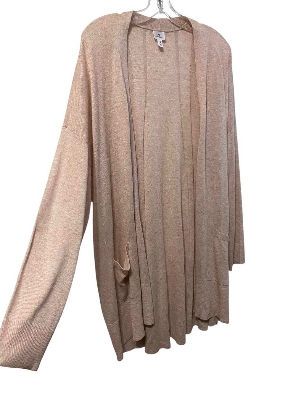 Light blush beige spring neutral cardigan woman size 3X